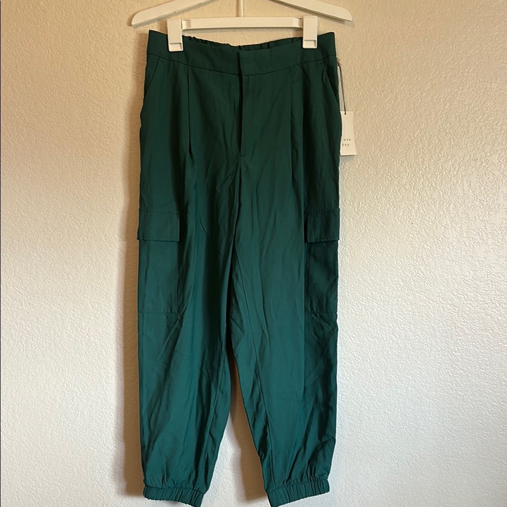 Women’s Green Cargo Dress Pants